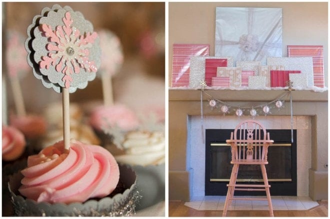 snowflake 1st birthday party
