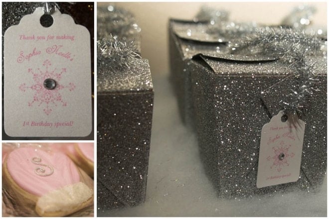 snowflake party favors