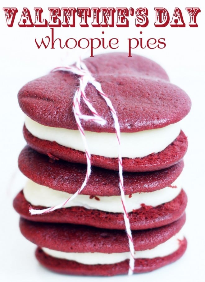 whoopie pie tower valentine's heart whoopie pies